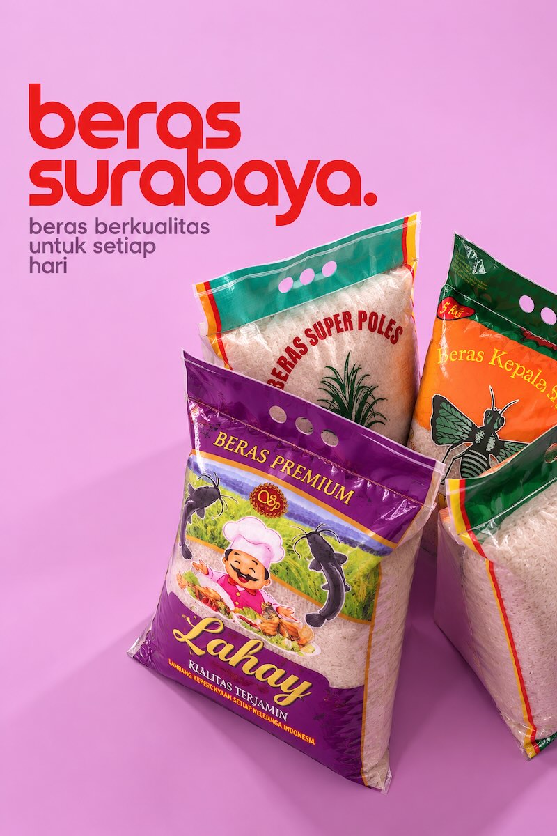 Koleksi beras premium dan pilihan Beras Surabaya